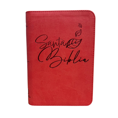 BIBLIA LETRA GRANDE RVR066ZLG PJR COLOR ROJO 12 PUNTOS