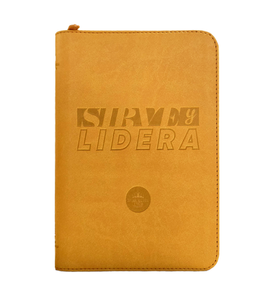 Biblia RVR60 Sirve y Lidera Color Café Canto Dorado Letra 12 Puntos