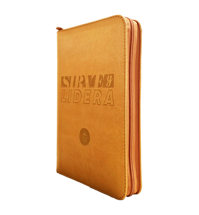 Biblia RVR60 Sirve y Lidera Color Café Canto Dorado Letra 12 Puntos