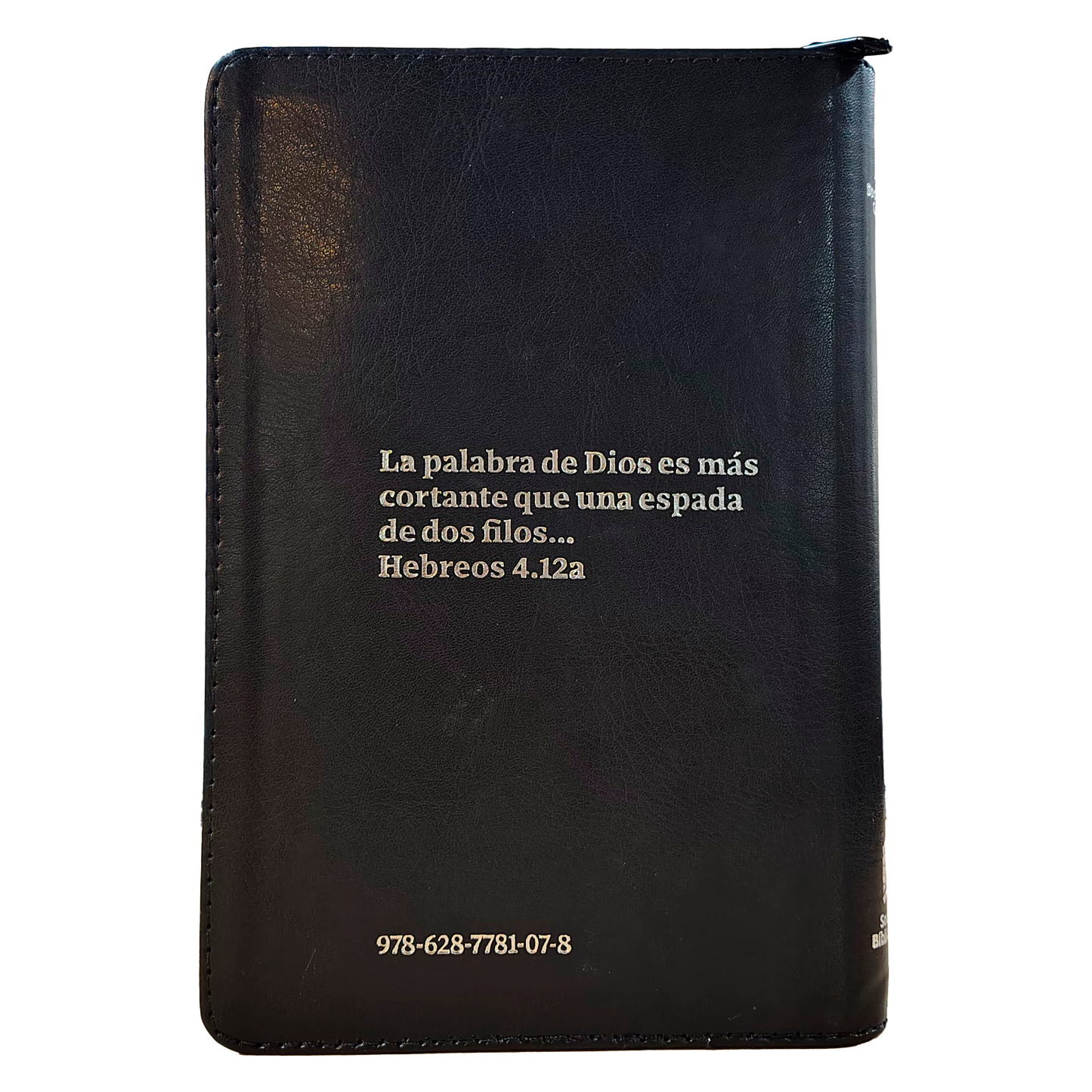 Biblia TLA Vive La Palabra Letra Grande con Cierre y Herramientas Digitales Color Negro