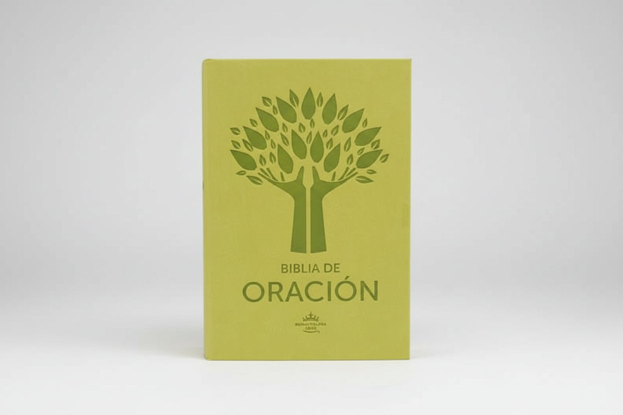 BIBLIA RVC086cLG  DE ORACIONES IMITACIÓN PIEL VERDE
