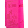 Biblia RVR Letra pequeña Color Fucsia Con Ayudas Digitales