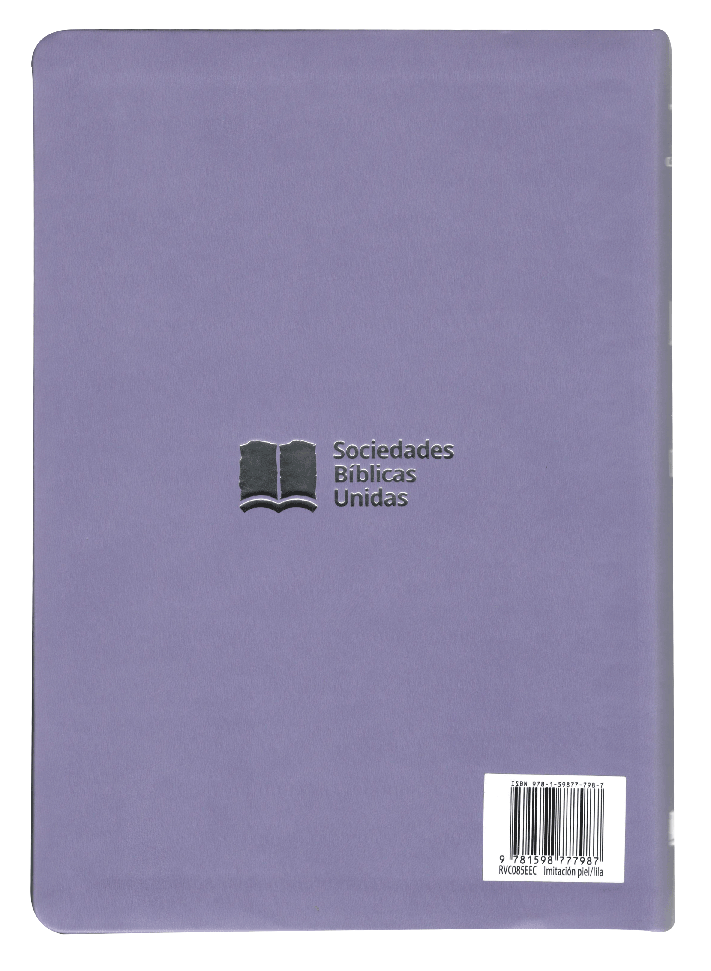 BIBLIA RVC085EEC DE ESTUDIO LILA