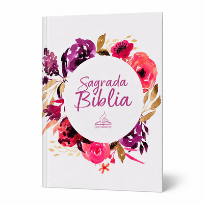 Biblia Dios Habla Hoy (DHH) con Referencias y Notas Explicativas - Tapa Dura Color Blanco