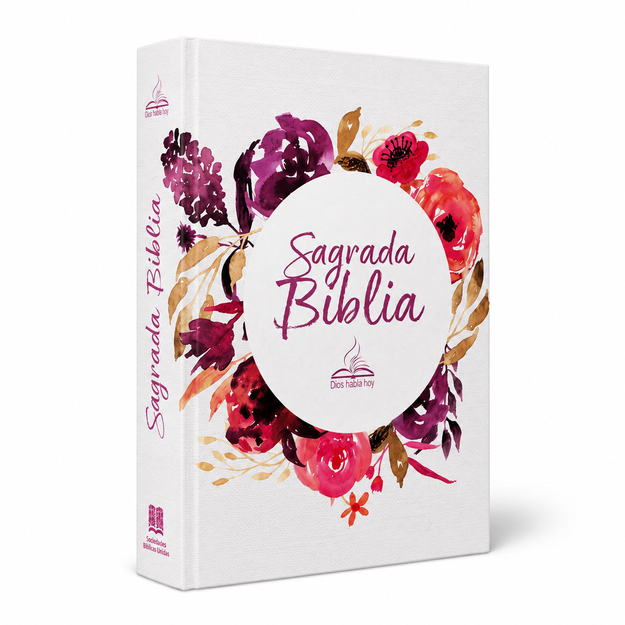 Biblia Dios Habla Hoy (DHH) con Referencias y Notas Explicativas - Tapa Dura Color Blanco