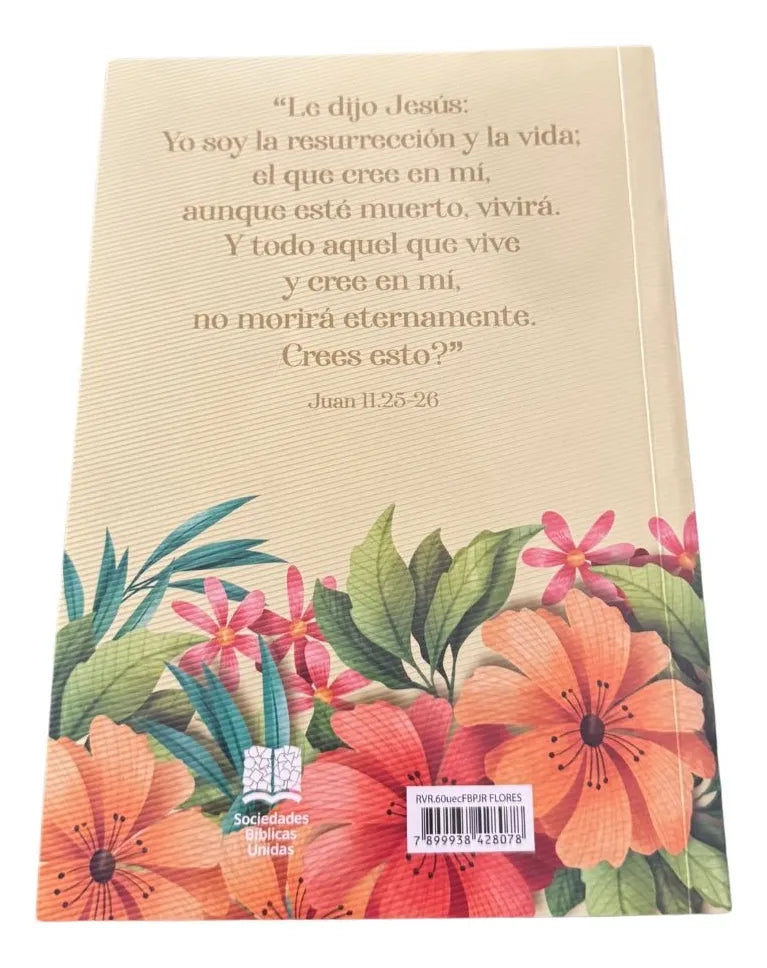 Biblia Misionera RVR  Flores Tropica Portada Ilustrada