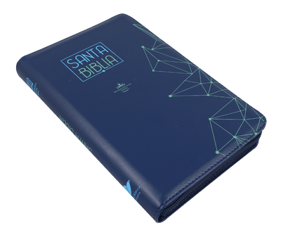 Biblia RVR60 Letra Grande 12 pts con Recursos Digitales - Color Azul