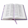 BIBLIA VALIOSA RVC066 LGP PJR LILA CANTO BLANCO VALIOSA  TAPA DURA