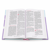 BIBLIA LETRA GRANDE RVR063LG PJR  COLOR LILA ROSA 12 PUNTOS TAPA DURA