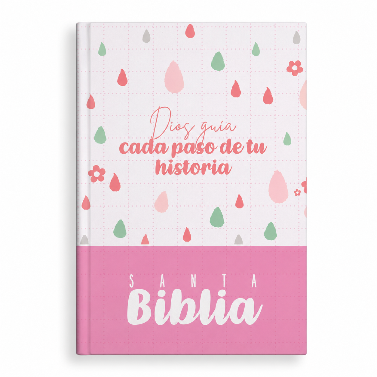 BIBLIA LETRA GRANDE RVR063LG PJR  COLOR ROSA 12 PUNTOS TAPA DURA