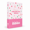 BIBLIA LETRA GRANDE RVR063LG PJR  COLOR ROSA 12 PUNTOS TAPA DURA