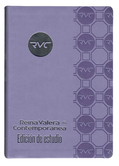 BIBLIA RVC085EEC DE ESTUDIO LILA