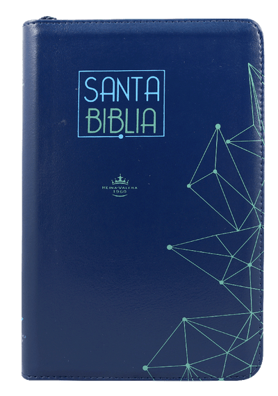 Biblia RVR60 Letra Grande 12 pts con Recursos Digitales - Color Azul