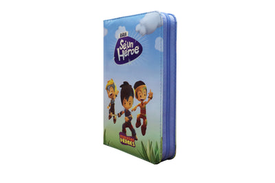 Biblia Se un Héroe TLA062LGPZa PJR Azul Canto Azul