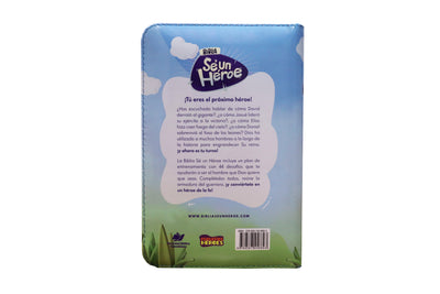 Biblia Se un Héroe TLA062LGPZa PJR Azul Canto Azul