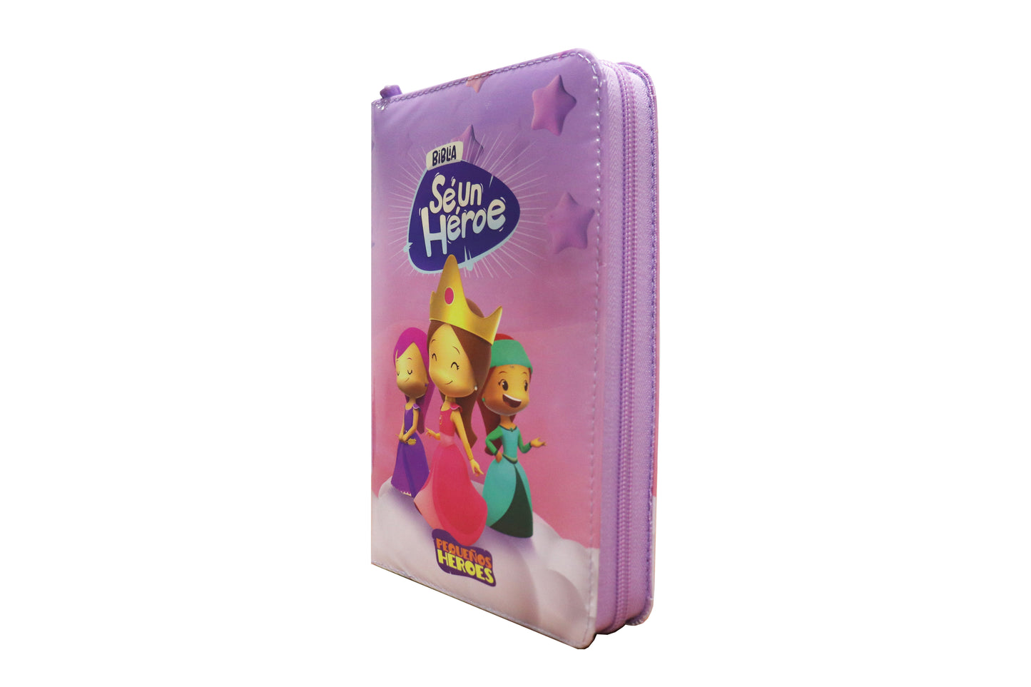 Biblia Se un Héroe TLA062LGPZa PJR Rosada Canto Rosado