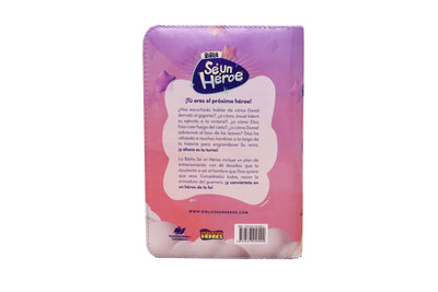 Biblia Se un Héroe TLA062LGPZa PJR Rosada Canto Rosado