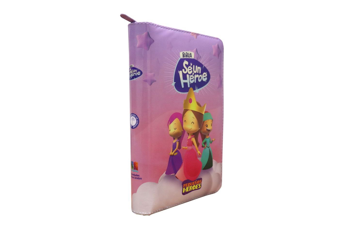 Biblia Se un Héroe TLA062LGPZa PJR Rosada Canto Rosado