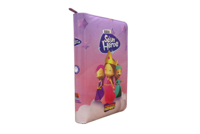 Biblia Se un Héroe TLA062LGPZa PJR Rosada Canto Rosado