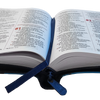 Biblia TDLB  mediana RVR Letra Grande PJR Color Azul Con Ayudas Digitales