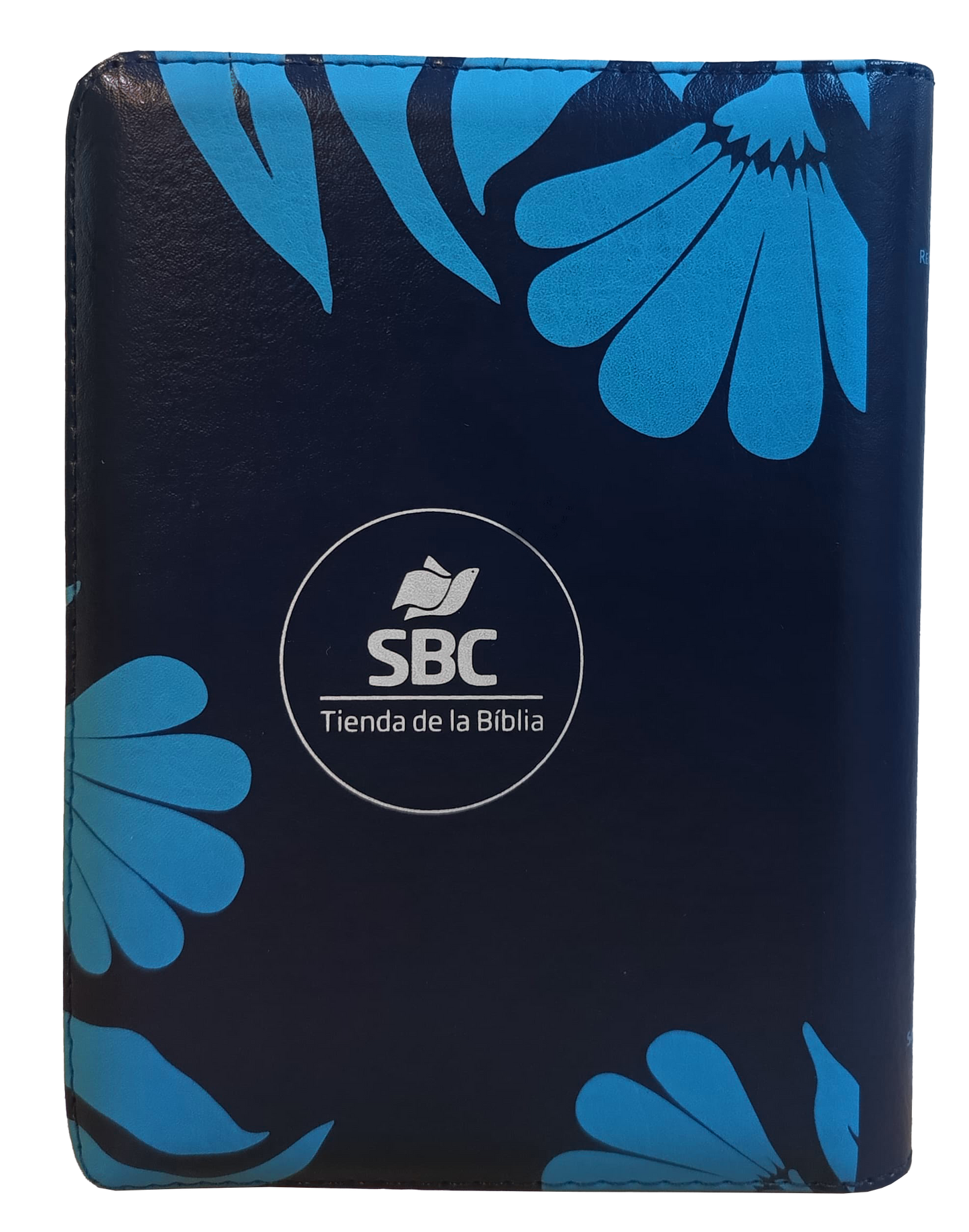Biblia TDLB  mediana RVR Letra Grande PJR Color Azul Con Ayudas Digitales