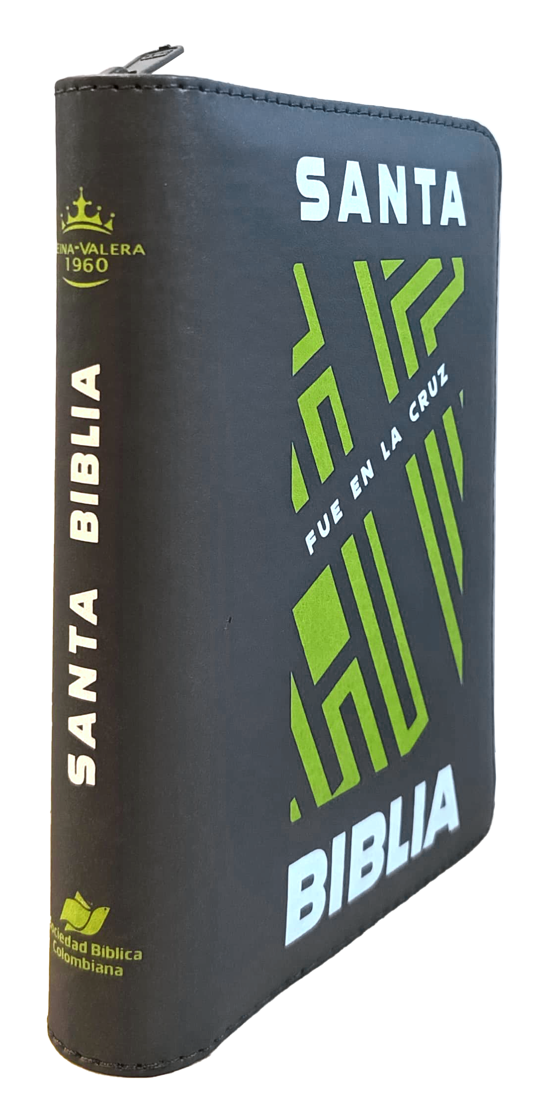 Biblia TDLB RVR Letra pequeña Color Gris Con Ayudas Digitales