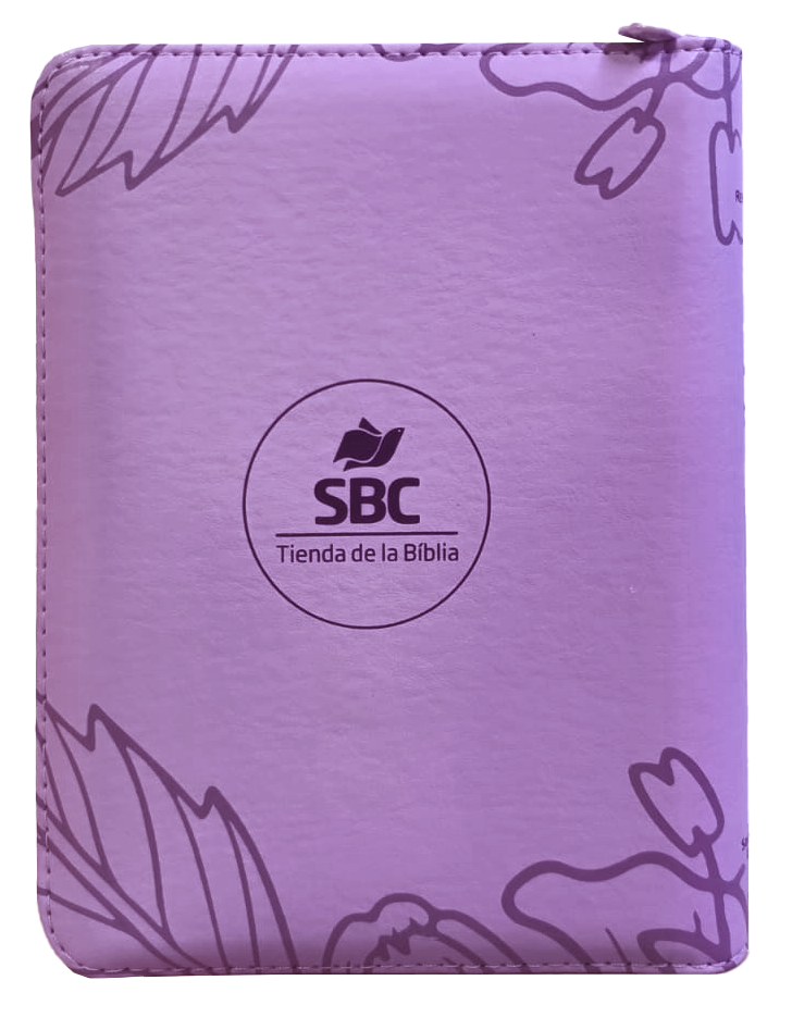 Biblia TDLB mediana RVR Letra Grande PJR Color Lila Con Ayudas Digitales