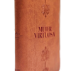 Biblia RVR60 Mujer Virtuosa Color Naranja Canto Plateado Letra 12 Puntos