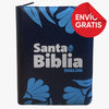 Biblia Reina Valera 1960 mediana RVR Letra Grande PJR Color Azul Con Ayudas Digitales