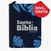 Biblia Reina Valera 1960 Letra pequeña Color Azul Con Ayudas Digitales