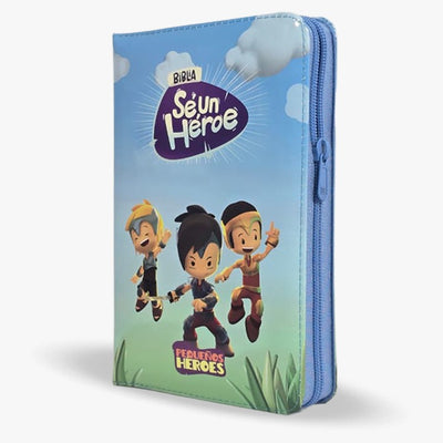 Biblia Se un Héroe TLA062LGPZa PJR Azul Canto Azul