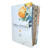 Biblia de Estudio RV1960 Teológico para Mujer , imitación piel tejida floral con índice