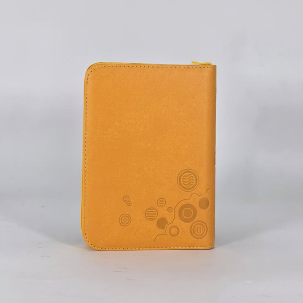 BIBLIA TLA.46ZLM IMITACIÓN PIEL AMARILLO CON CIERRE