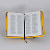 BIBLIA TLA.46ZLM IMITACIÓN PIEL AMARILLO CON CIERRE