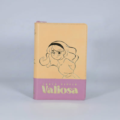 BIBLIA VALIOSA RVC066 LGP PJR  DURAZNO ROSADO CANT PLAT VALIOSA