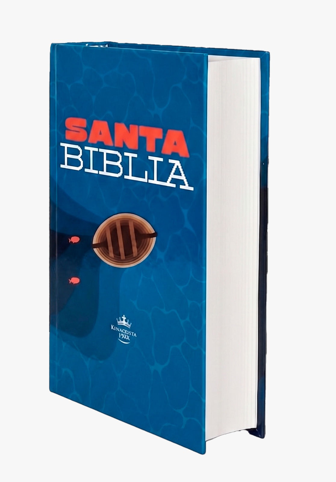 Biblia mediana RVR Letra Grande PJR Color Azul Con Ayudas Digitales Tapa Dura