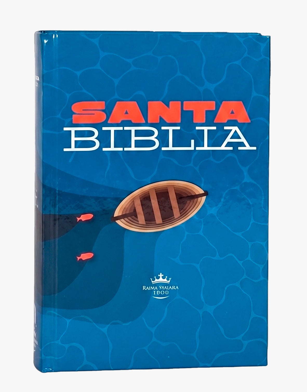 Biblia mediana RVR Letra Grande PJR Color Azul Con Ayudas Digitales Tapa Dura