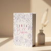 Biblia mediana RVR Letra Grande PJR Color Flores Lila Con Ayudas Digitales Tapa Dura