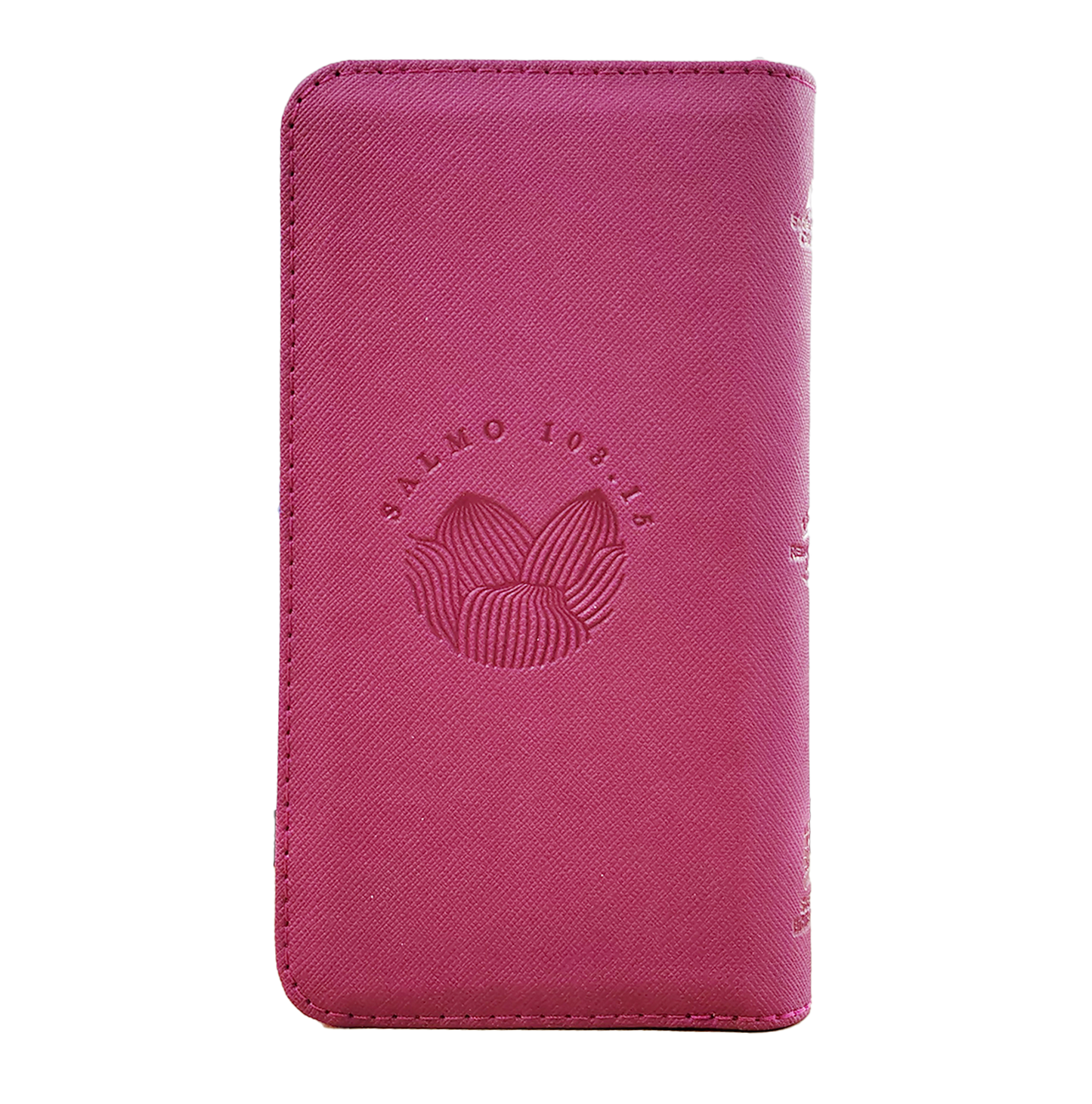 Biblia Reina Valera 1960 Letra pequeña Color Magenta Beige  Con Ayudas Digitales