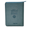 Biblia mediana RVR Letra Grande PJR Color Agua Marina Con Ayudas Digitales