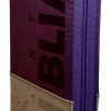 Biblia Reina Valera 1960 Letra pequeña Color Morado Beige Canto Dorado