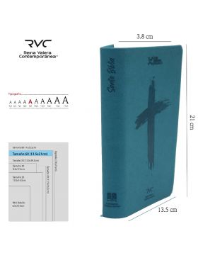 Biblia RVC Ayudas Digitales - Aguamarina