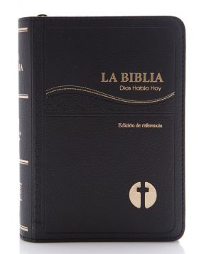 Biblia Dios Habla Hoy con deuterocanónicos con cierre - negra