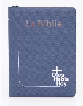 Biblia Dios Habla Hoy línea letra gigante - Azul